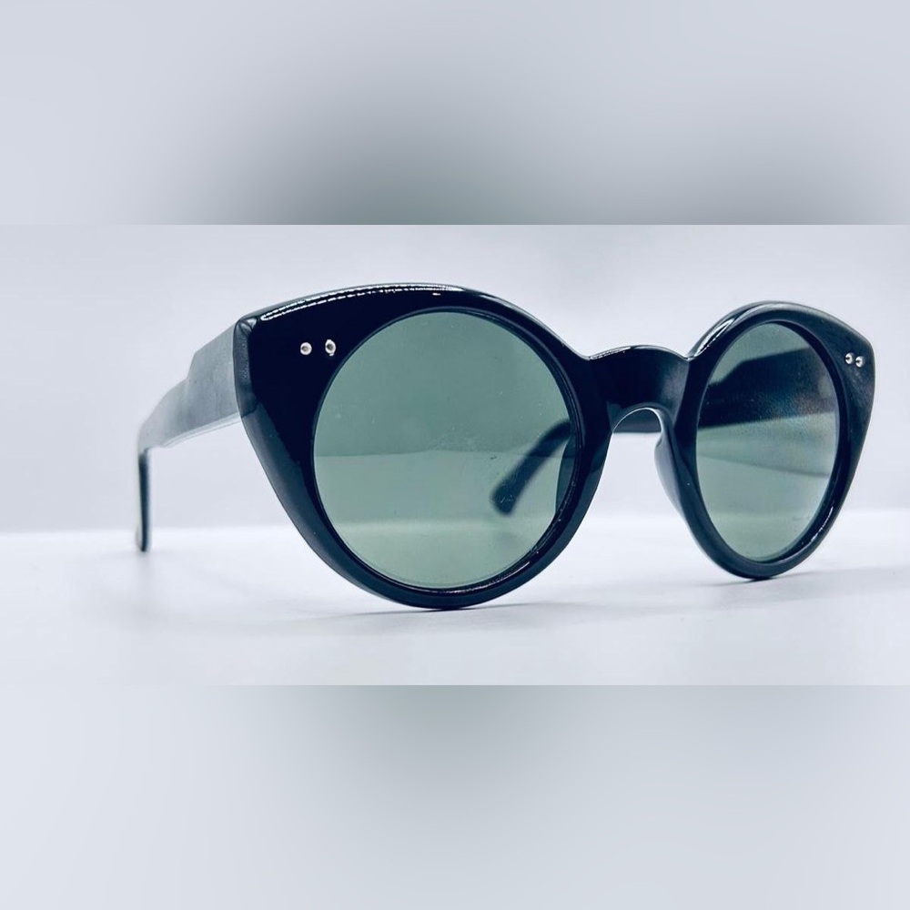 Spitfire Weekend Black Round Oval Cat-Eye Sunglasses Frames Only
